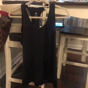 Black Adidas Ribbed Work our tank sz M